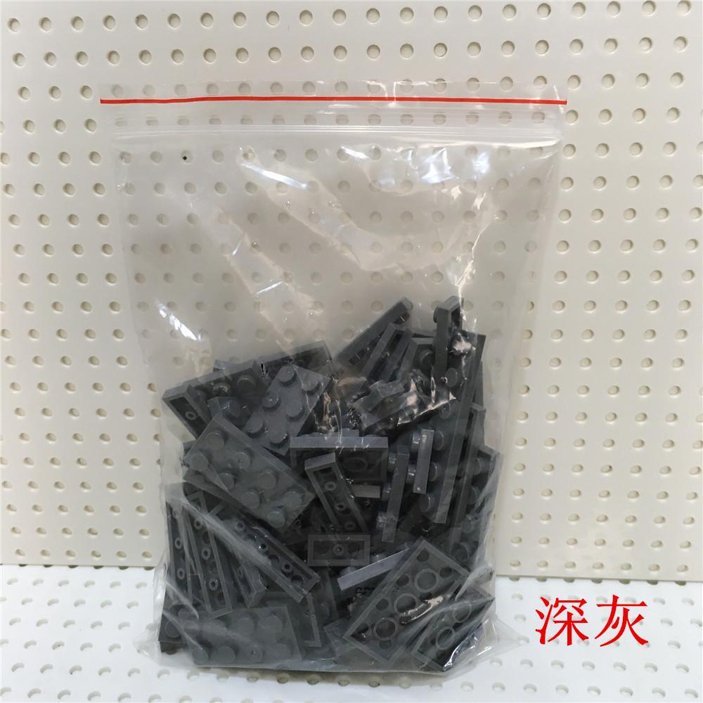100pcs/lot Building Block thin bricks 8 size mixed 15 colors Compatible with brands Educational Toys for Children
