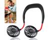 Osobní ventilátor - AUCUNEARY - Mini ventilátor - Dobíjecí přes USB - Design sluchátek - Černý