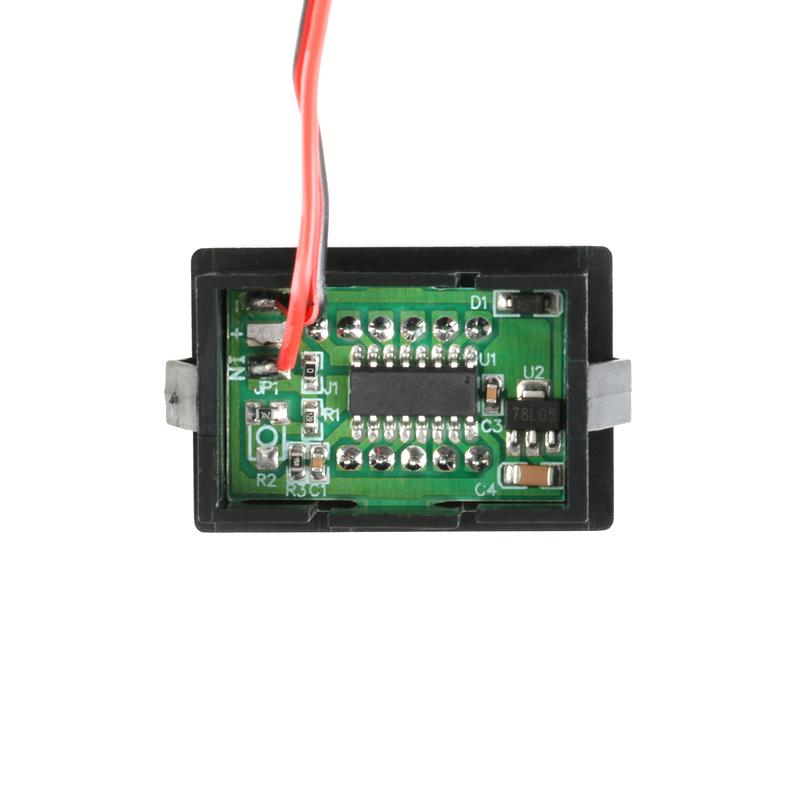 0.36in DC4.5V-30V Mașină Barcă Motocicletă Voltmetru Digital Afișaj LED Volt Metru de Tensiune Mini Tester Panou Ampermetru