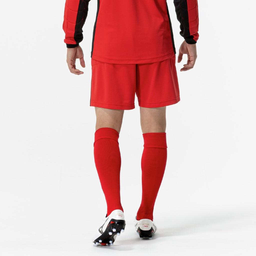 Soccer goalkeeper shorts, easy to move in, P2MBC075, unisex, Chinese Red, size M