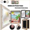Children Art Frames Free Punching Picture Frame Changeable Photo Drawing Paintings Display Frames Front Opening Storage Frame Home Decor