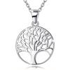 Edy  Style S925 Silver Tree of Life Pendant Clavicle Chain  Necklace Pendant Women Manufacturer 