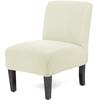 Stretch Spandex Dining Room Hotel Armless Accent Chair Cover Slipcover Armless Chair Furniture Protector Covers