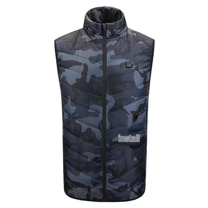Unisex Smart Electric Heating Vest - Full Body, Constant Temperature