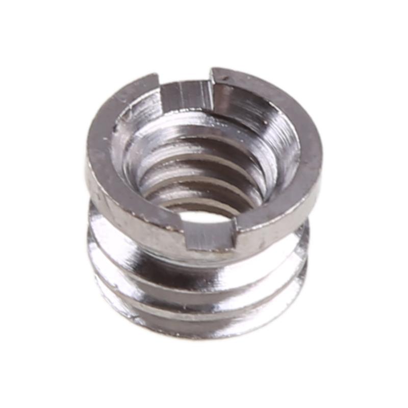 Schneller Adapter Konverter für Lichtstativ Blitzlicht 3/8 Zoll Gewindebolzen auf 1/4 Zoll Gewinde Halterungsadapter Fotostudio