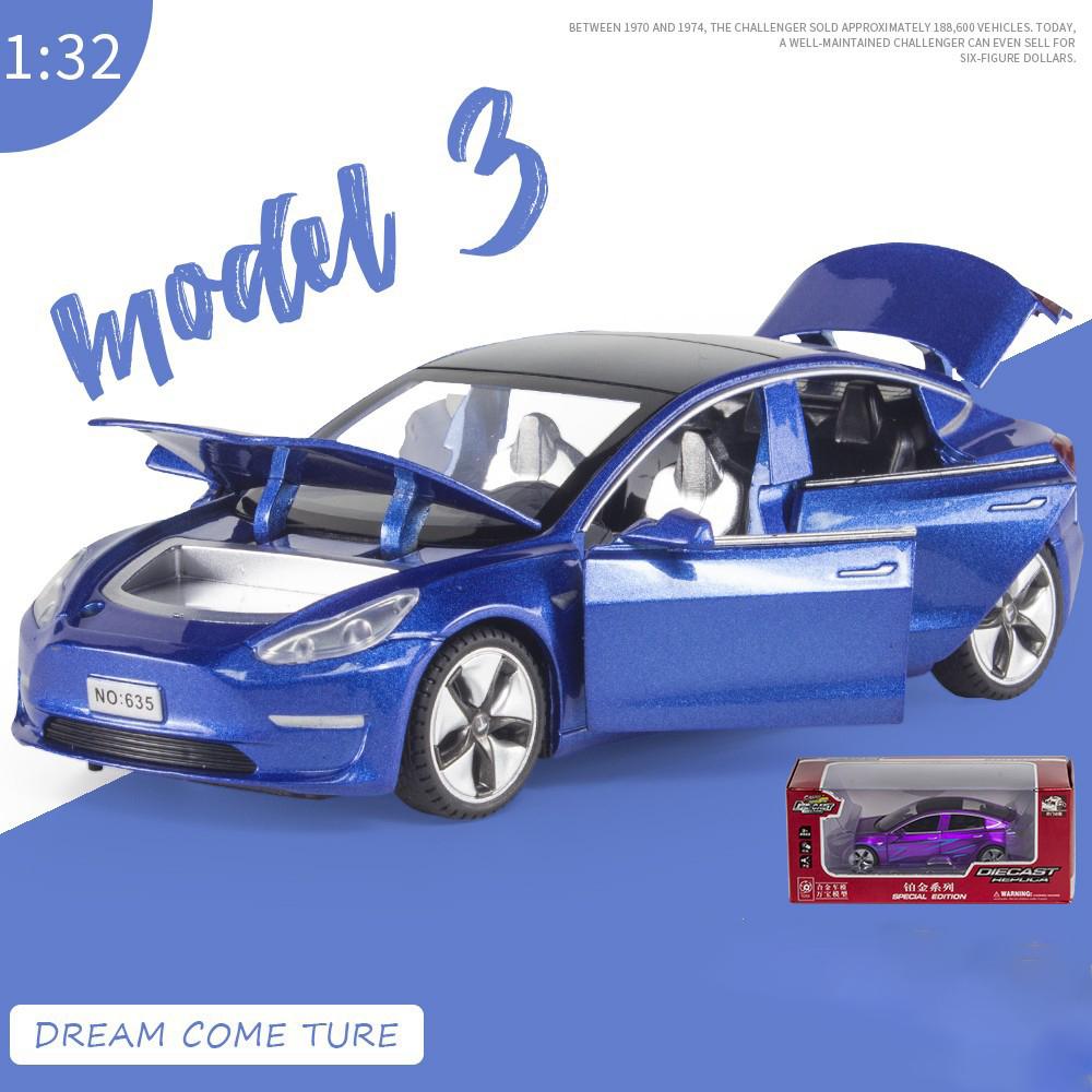 1:Model 32 v měřítku 3, litá slitina, autíčko, stahovací vozidlo se zvukem a světlem pro děti Dárková kolekce pro dospělé