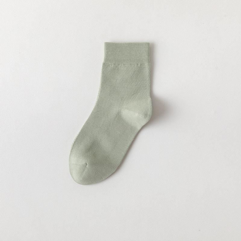 Spring and Summer Pure Cotton Socks - Breathable and Soft Short Socks Without Bones and Antibacterial - Pure Cotton Long Socks