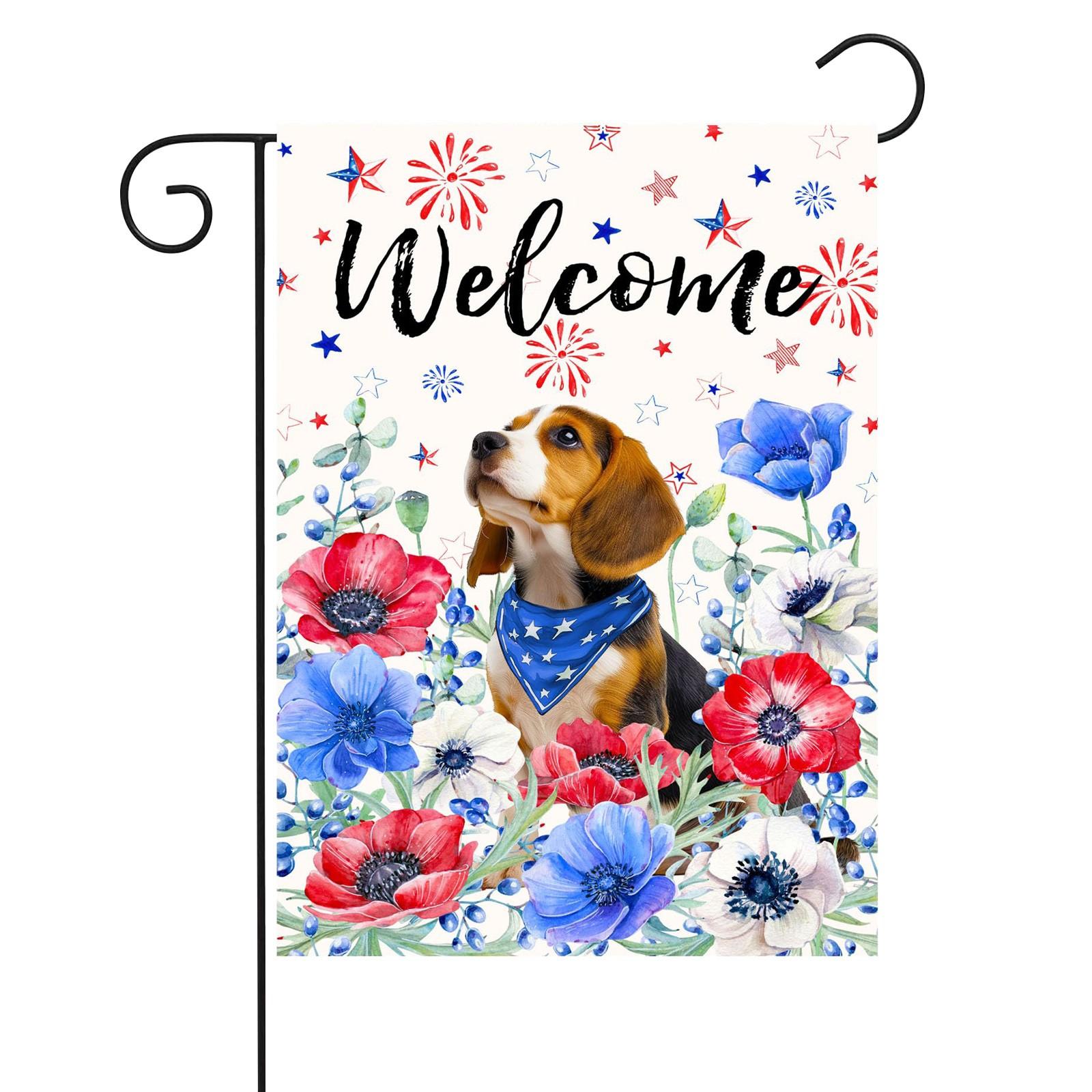 

Садовый флаг 12x18 дюймов двухсторонний для наружного оформления двора One Size