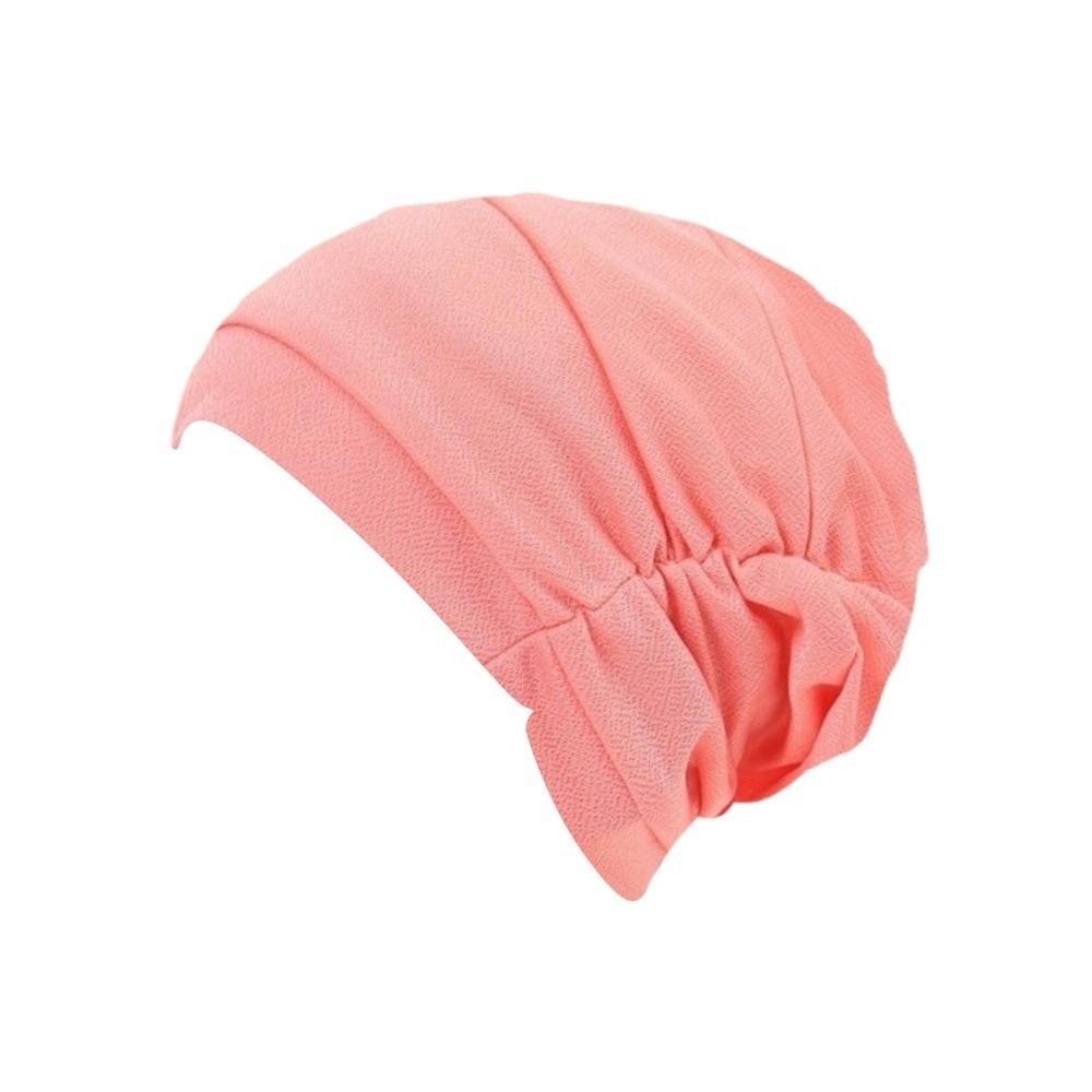 Comfortable Vintage Hijab Caps Elastic Soft Polyester Islamic Headband Breathable Wrap Style Cancer Chemo Hat Hair Loss