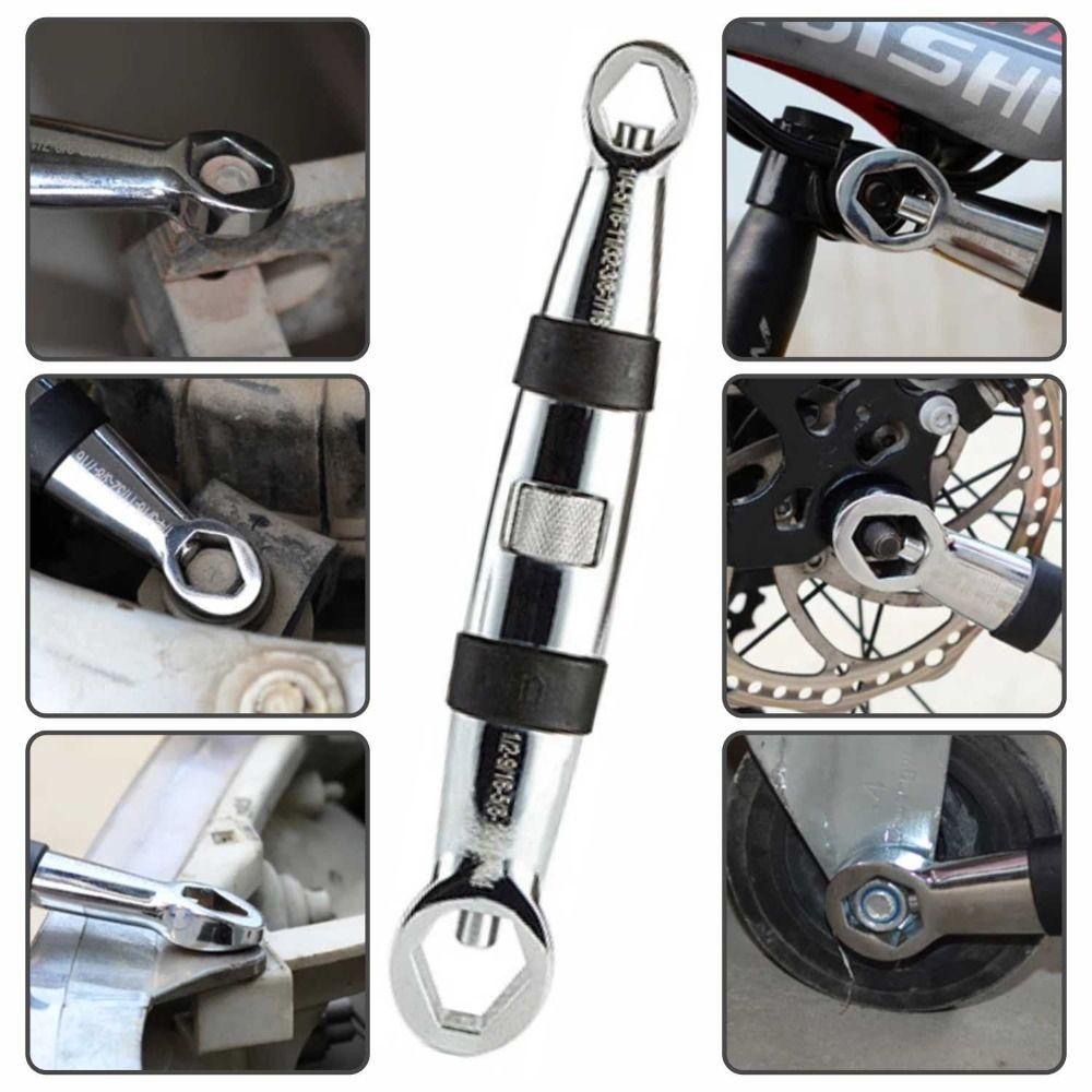 Adjustable Hand Tool Multifunctional CR-V Wrench Set 7-19mm Spanner 23 In 1 Ratchets