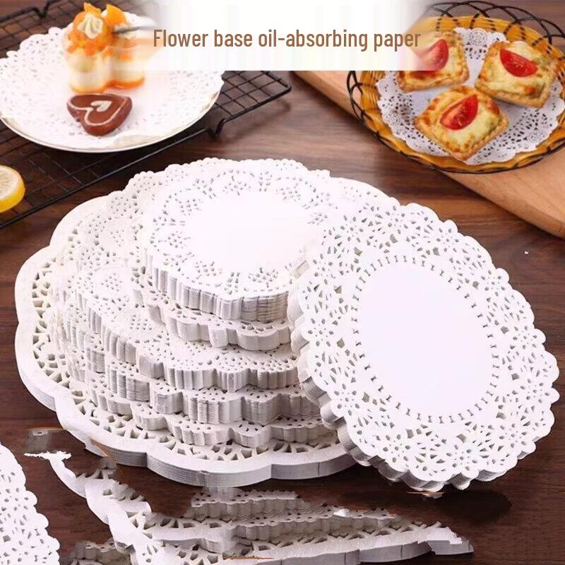 

Zhishen Rectangular Lace Doily Paper Mats