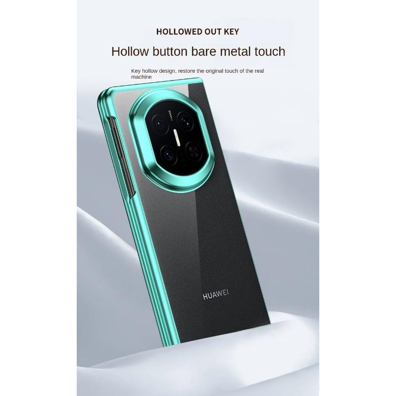 For Huawei Mate X7 X6 Ultra Thin Electroplated Transparent Case For Huawei Mate X 7 Hard PC Shockproof Phone Cover