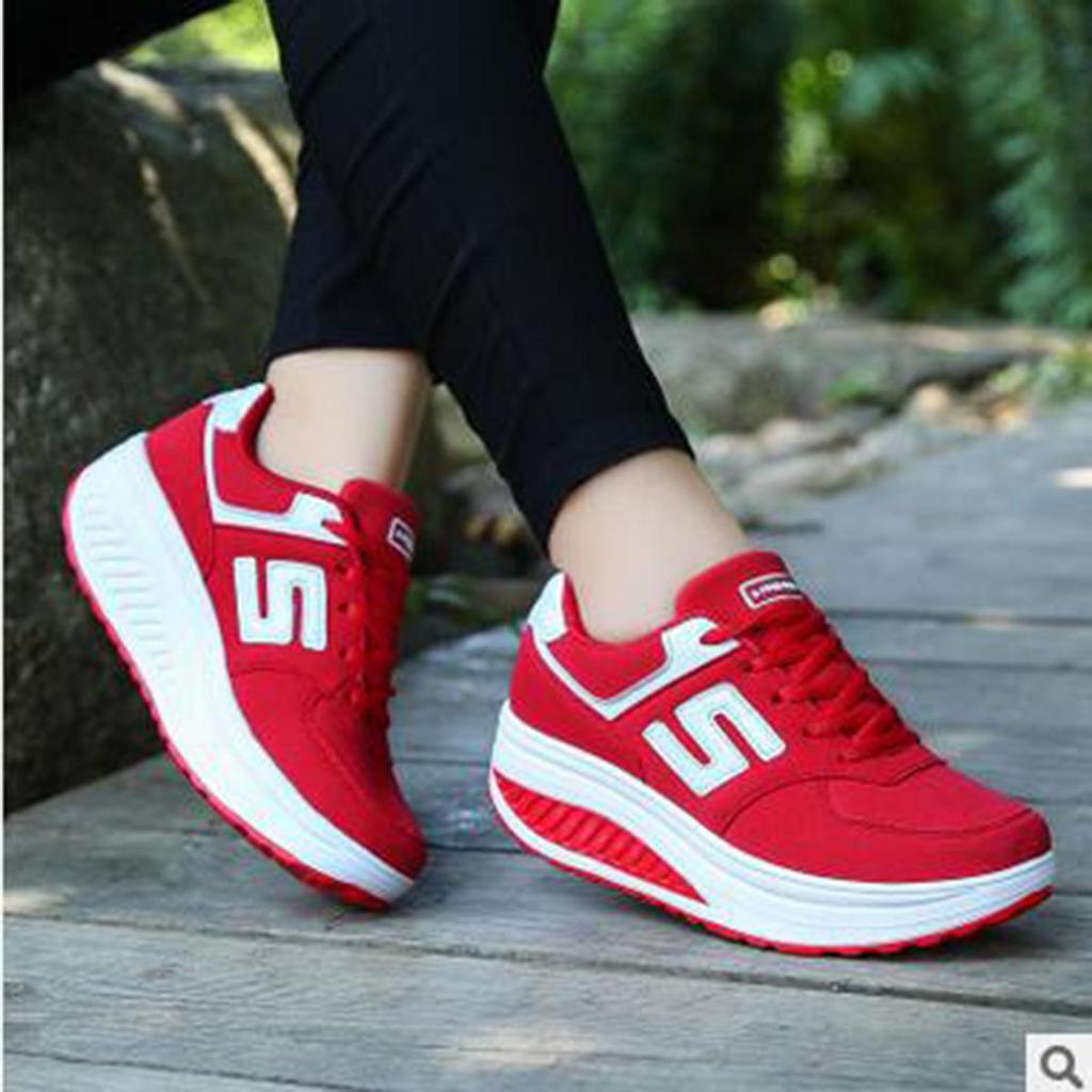 Women's Leather Breathable Low-Top Sneakers - Spring/Autumn Fashion Casual Lace-Up Shoes
