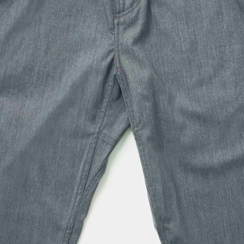 Gramicci Men's Stretch Gabardine Easy Tapered Pants, GUP4-SJP08 Gray, Size S