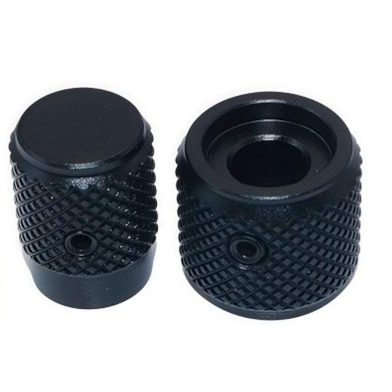 

ABKW-Aluminum Alloy Caps Solid Knob Dual-Axis Encoder Special Knob EC11EBB24C03 EC110701N2B Adjustment Knob чорний