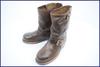 Vintage 80s-90s / POLICE883 Goodyear Welted Steel Toe Heavy Leather Engineer Boots Dark Brown /6 / 24.5cm/