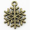 Snowmen Charms Snowflake Pendants For Winter Christmas Themed Jewelry