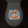 Nightlight Underwater Treasure Toilet Decal - Waterproof and Glowing Bathroom Decorative Sticker