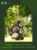 Cloud Healing Seed Pod Wind Chime Pendant Rattle Natural Seed Pods Healing Instrument Stringed Bell Yoga Meditation
