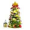 DIY Pipe Cleaners Christmas Tree Kit with String Light Twistable Plush Stick Xmas Tree