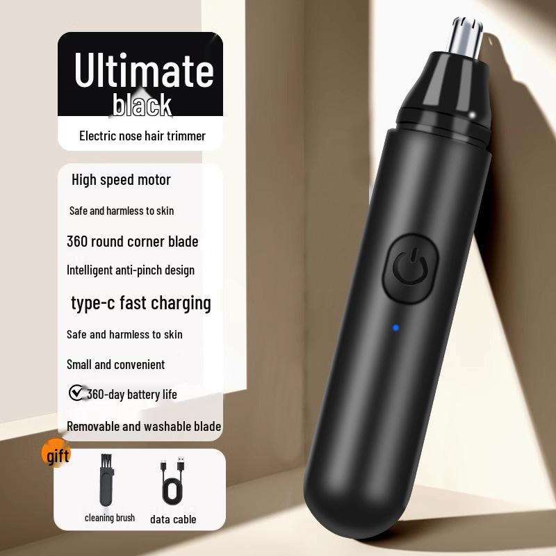 

Перезаряжаемый портативный триммер для волос в носу и ушах для мужчин и женщин - Электрический, Мини для домашнего использования