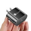 PD Fast Charger 20W with EU/US/UK Travel Adapter for Mobile Phones