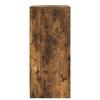 Nightstand Smoked Oak 40 x 30 x 67 cm Wood Based Material