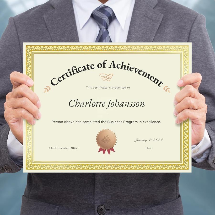 

50 листов сертификатной бумаги, пустые, с золотой фольгированной рамкой, 8,5x11, для дипломов, сертификатов, наград за участие, документной картонной бумаги United States