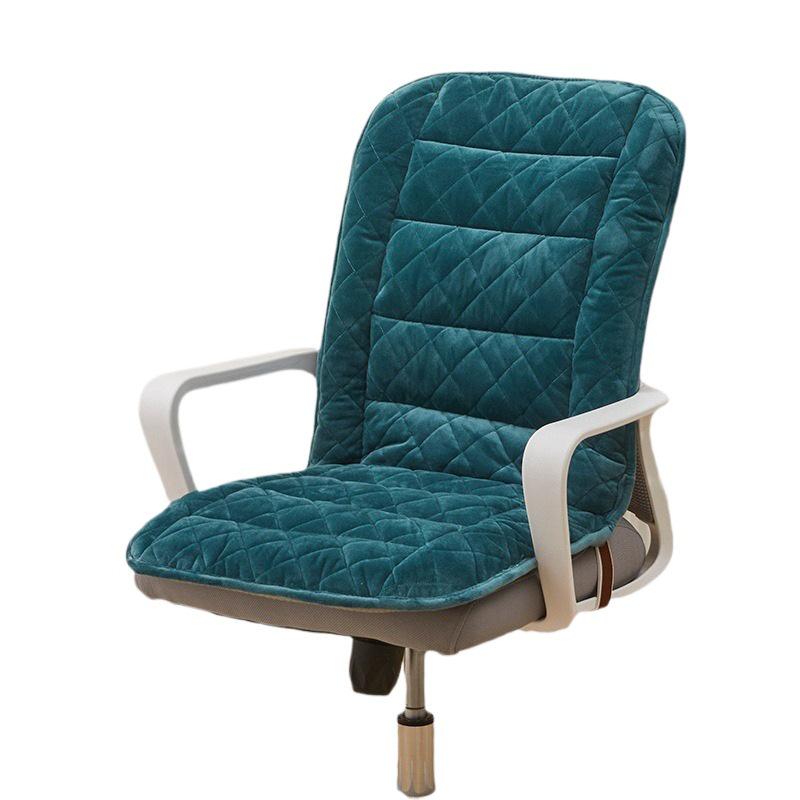 Heated Thickened Plush Seat Cushion & Backrest - Comfort & Warmth for Long Winter Sitting