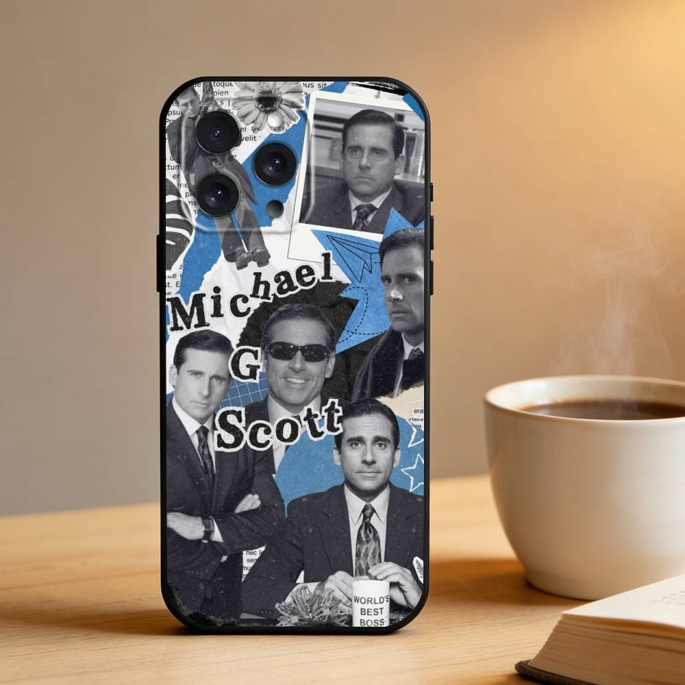 Die O-Offices Heißeste TV-Show Handyhülle Für iPhone 16,15,14,13,12,17,Pro Max,Plus Silikon Schwarze Hülle