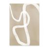 Abstract Boho Beige Blush Geometric Wall Art Poster  Minimalist Canvas Paintings for Living Room Home Decor