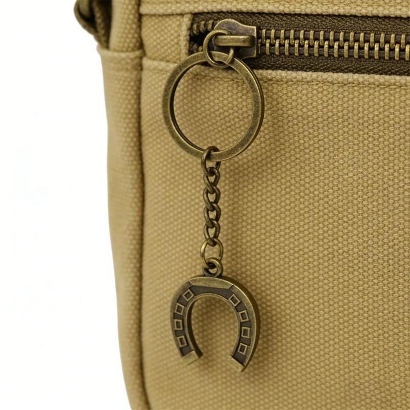Convenient Metal Horseshoe Key Ring Featuring Clip Mechanism for Easy Key Attachment in Busy Lifestyles