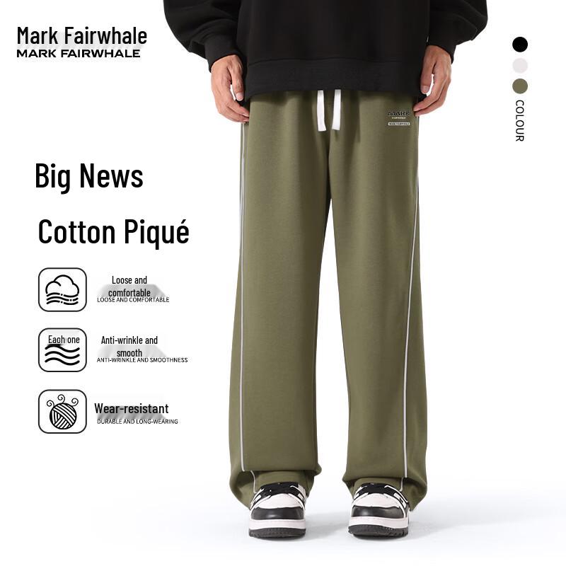 

Mark Fairwhale Men s 300G Heavyweight Straight-Leg Sweatpants L