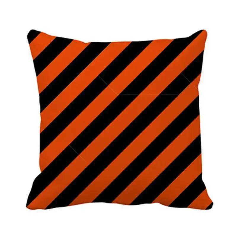 Cuscino Quadrato in Poliestere con Stampa di Stregone a Tema Halloween Decorazione per Divano Soggiorno Casa