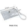 Spot Fresh Lipstick & Nail Polish Storage: Double-Layer PVC Transparent Pouch & Coin Purse