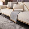 Non-slip Chenille Sofa Mat Solid Color Hot Stamping Sofa Cover for Living Room Luxury Couch Cushion Pad Home Protection Covers