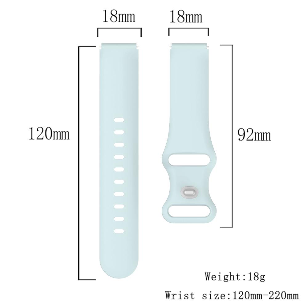 Cinturino per Garmin Vivoactive 4S Cinturino Leggero Impermeabile in Silicone per Garmin Vivomove 3S Move 3S Cinturino da 18 mm