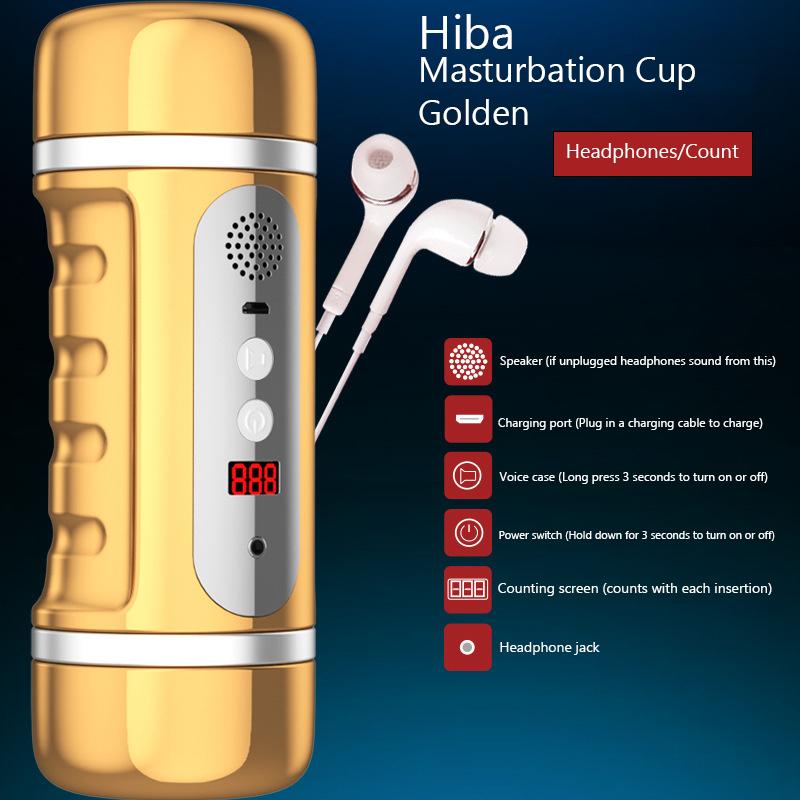 Automatyczny Masturbator Oralny i Waginalny z Podwójną Głowicą, z Inteligentnym Licznikiem i Symulacją Głosu Zabawki erotyczne dla mężczyzn