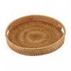 Rattan Woven Tray Serving Storage Trays Storage Basket for Home Kitchen Picnic
