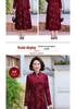 Retro Slimming Cheongsam Dress for Middle-aged and Elderly Women