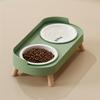 Newly Arrived Elevated Double Bowl Feeder for Cats And Dogs, Featuring a Water And Feeding Integration Design