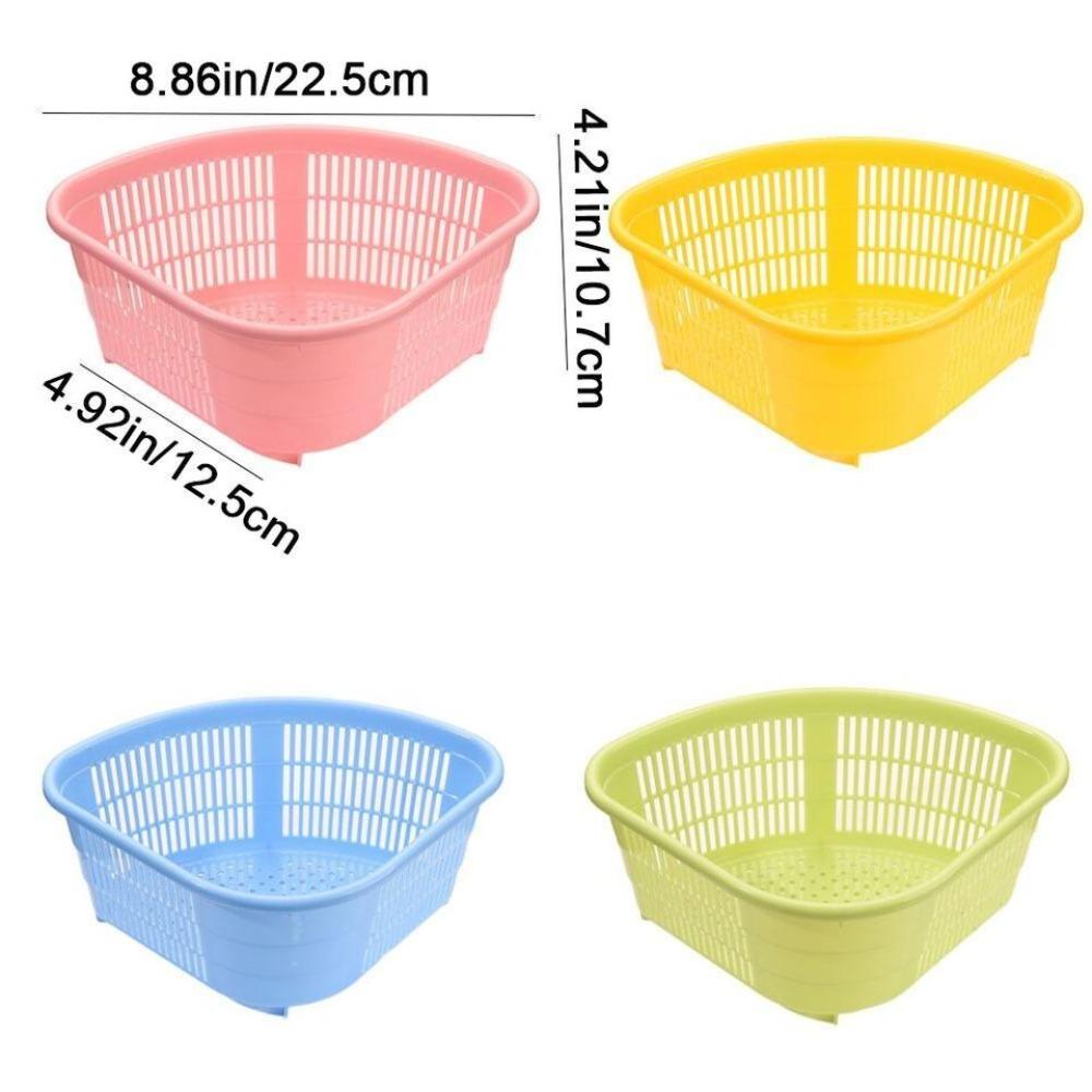Durable Drain Strainer Basket Kitchen Household Vegetable Drain Basket Water Fruit Basket