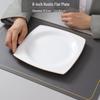 Gold Rimmed Jingdezhen Bone China Flat Plate - Elegant Ceramic Dinnerware for Home & Restaurant