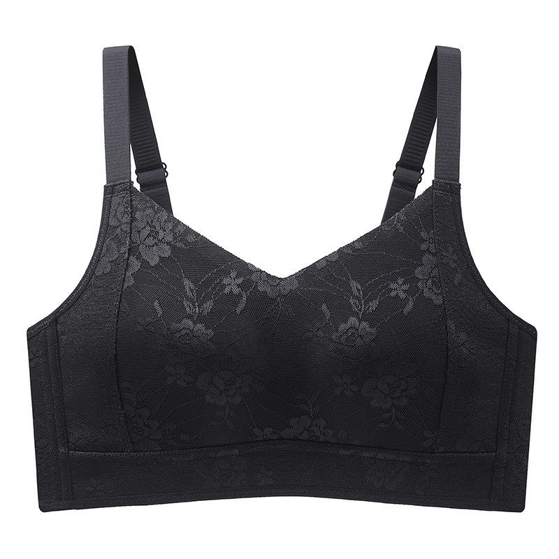 Seamless Sports Bra for Women: Large Bust Minimizer, Thin, Anti-Sagging, Lifting, Wire-Free, with Side Support for Summer.