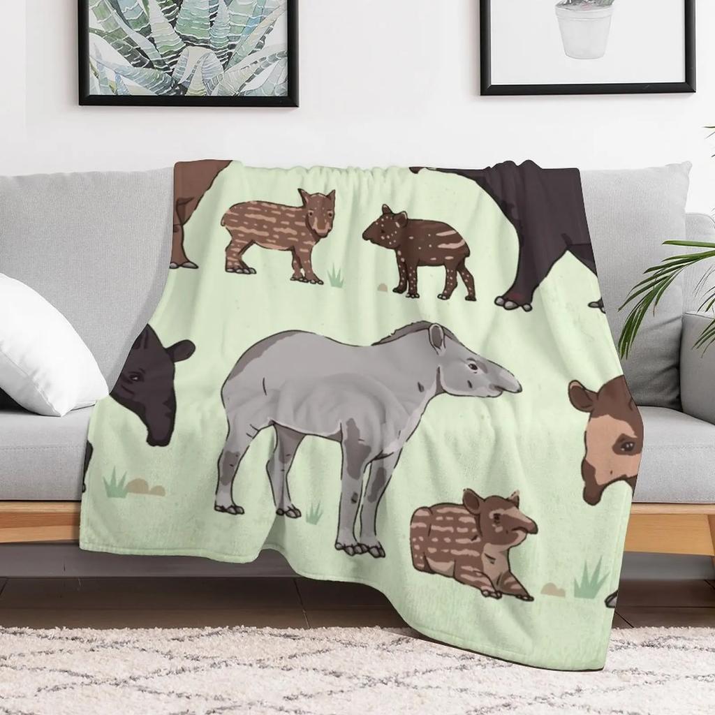 tapirs Throw Blanket Versatile Cozy Throw Blanket for All Occasions