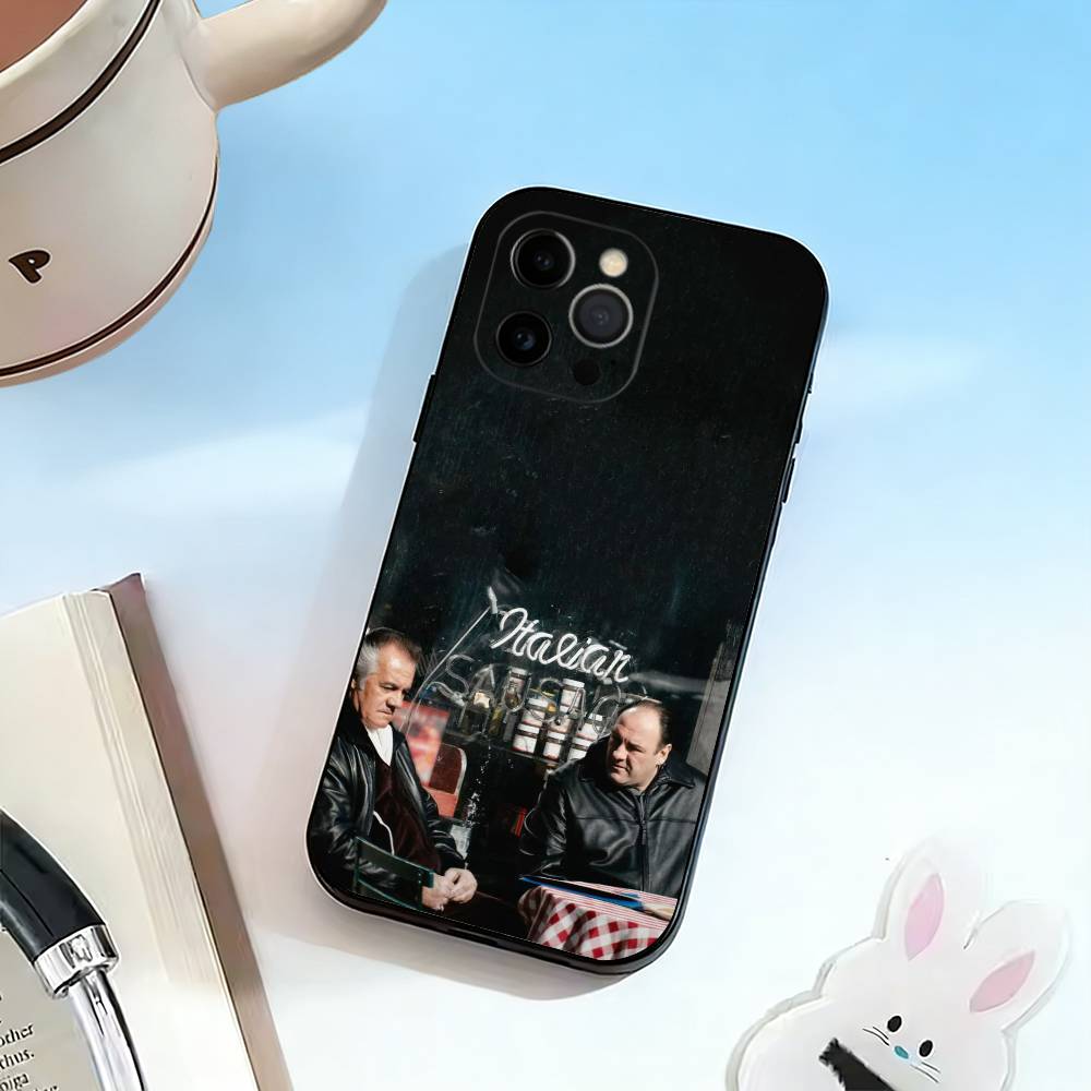 

Чехол для телефона Tony Soprano-JG для iPhone 17, 16, 15, 14, 13, 12, 11 Plus, Pro Max, Другие Мягкий Черный Чехол iPhone17
