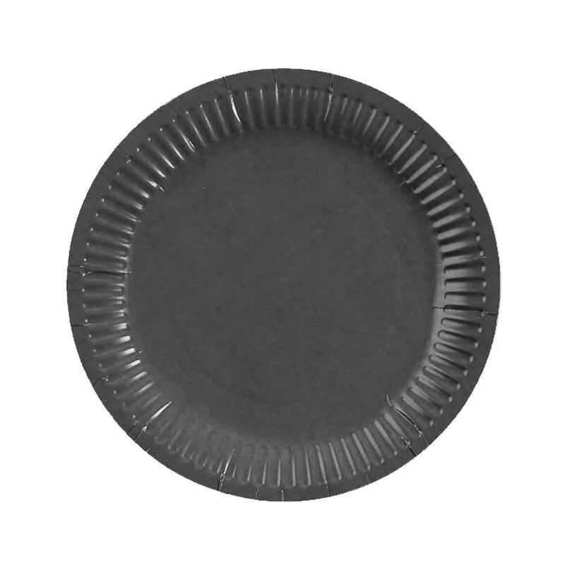 OIMG Creative DIY Disposable Round Paper Plates