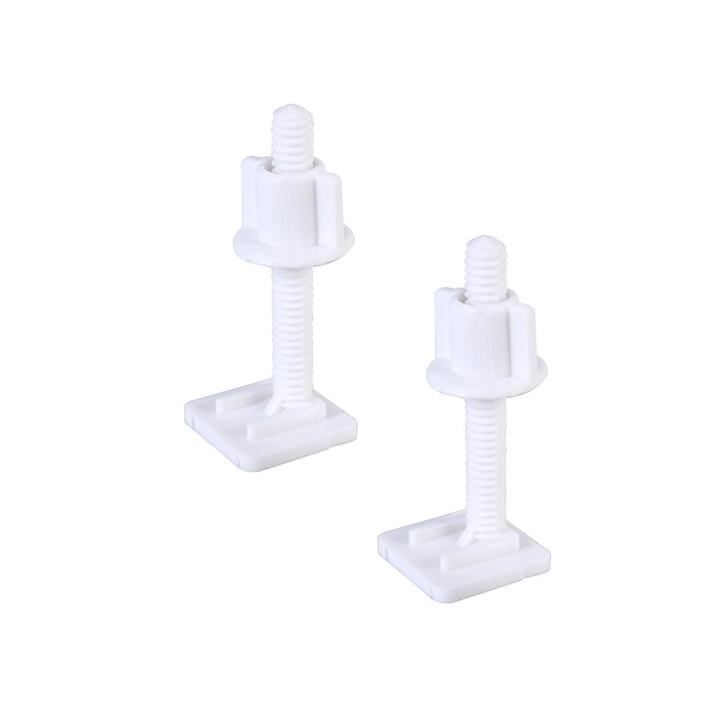 Toilet Replacement Screws Bolts Bolt Nuts Universal Hinge Plastic Screw White Screwdriver And For