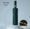 Large Automatic Windproof Umbrella: Dual Use for Sun and Rain, Black Glue Sunshade