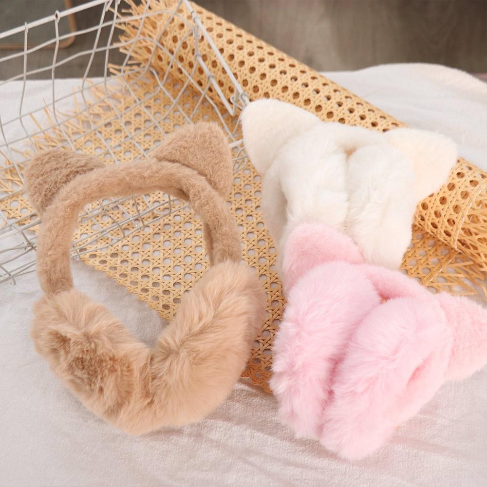 Foldable Warm Earflaps Thicken Cold-proof Ear Mask Kawaii Cute Ear Cover  Skiing